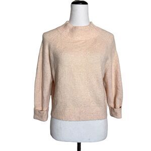 3.1 Phillip Lim Lofty Wool Alpaca Sweater XS Pink Oversized Quiet Luxury Preppy